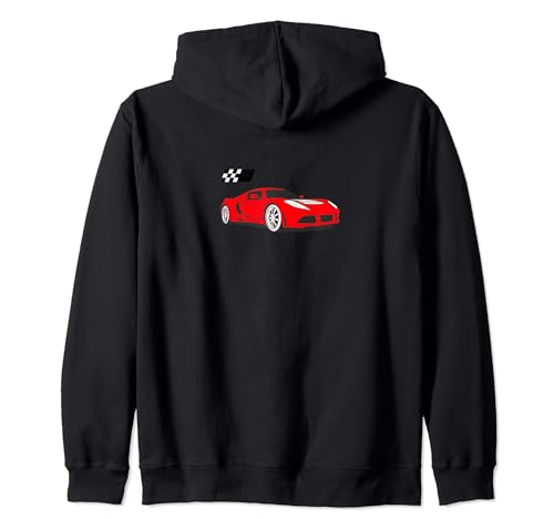 Fast Red Car | Circuit Motorsport et Racing Action Sweat à Capuche