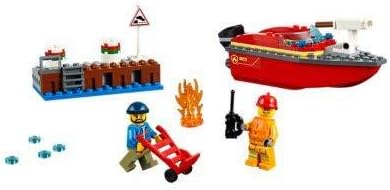 LEGO City Dock Side Fire 60213 Building Kit (97 Pieces) - Image 9