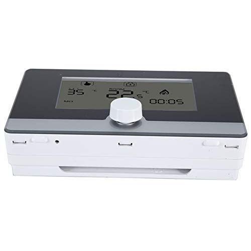 Tbest Hermann Saunier Duval Thermostat de chaudière régulateur de température programmable pour chauffage suspendu Bo (NOIR)