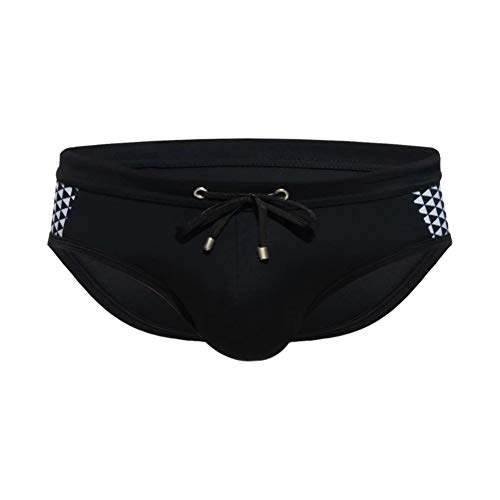 Men Swimwear Swim Bikini Briefs Padded Cup Swimsuits Board Surf Shorts Trunks Drawstring Bathing Suit Nylon Swimming Underwear Summer Stretch Briefs #TOP3