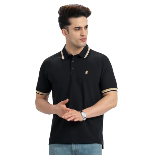 Red Tape Men Black T-Shirt - Image 2