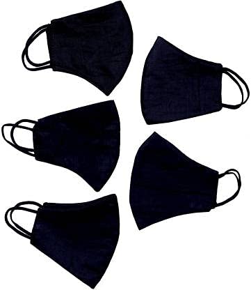 vk fashion 100% Cotton Mask Exclusive Egyptian Cotton Face Mask Protective Warm Designer Fashionable Fabric Cotton Face Mask for Men ,Women ,Girls with Adjustable Ear