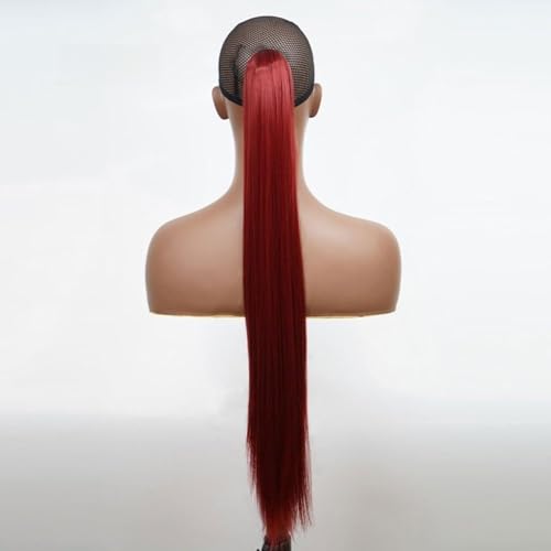 PQWADCBVGX Hair Chignon 24inches Synthetic Hair Bun Wig Ponytail Claw