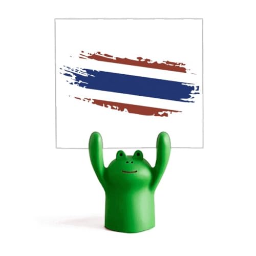 Drapeau Thaïlande artistique sur support mémo animal pour votre espace de télétravail