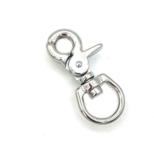 Mousqueton rond robuste en acier inoxydable 1,9 cm, le fermoir idéal anti-rouille