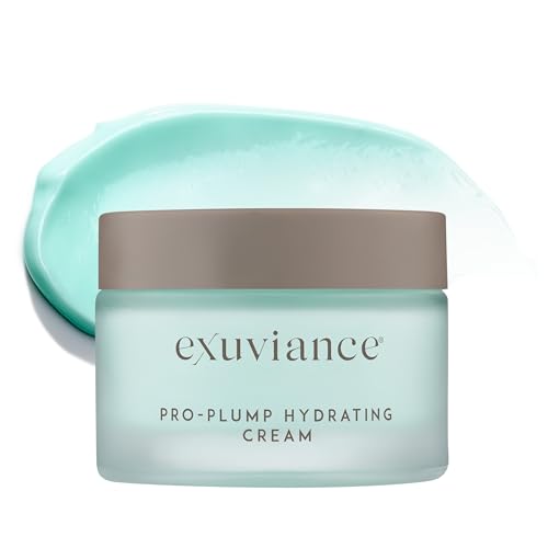 EXUVIANCE Pro-Plump Hydrating Cream Firming and Hydrating Anti Aging Moisturizer for Fine Lines and Wrinkles with Hyaluronic Acid and Peptide Complex 1.6 oz