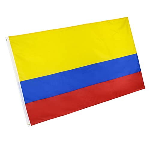 Drapeaux colombiens légers en polyester à suspendre, pack de 3 - 6