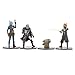 Disney Store Official Star Wars: The Mandalorian Figure Set – 8 Fully Sculpted Star Wars Figures Including The Mandalorian, Grogu, Ahsoka Tano & More in Double-Tiered Box with Scenic Backgrounds