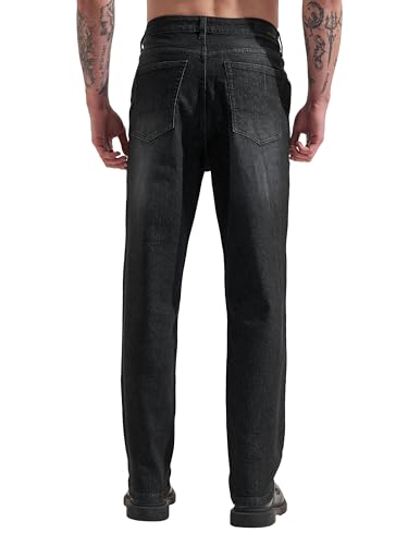 Image of Highlander Men's Straight Relaxed Fit Jeans | Stretchable | Everyday Comfort & Style| Jeans for Man|Premium Cotton Blend