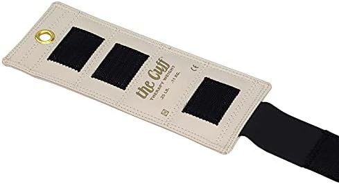 The Cuff Original Adjustable Ankle and Wrist Weight for Training, Dance, Running, Cardio, Aerobics, Toning, and Physical Therapy for Men and Women, 0.5 lb, Blue