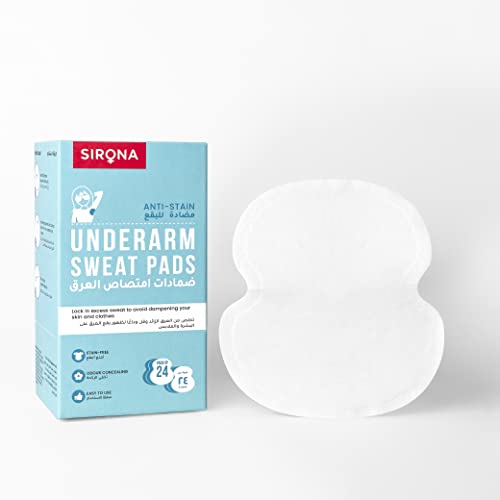 Sirona Disposable Underarm Sweat Pads for Men and Women, 24 Pads (Pack of 1) | Peel-off | Prevents Stains, Absorbs Sweat & Unpleasant Odour - Image 4