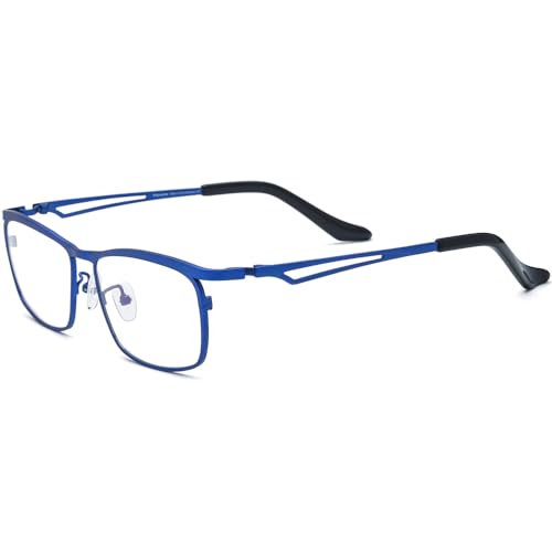 Image of FONEX Pure Titanium Glasses Frame Men Square Eyeglasses Optical Eyewear F85775