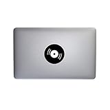 Adhesivo disco – DJ – Mac – para todos los modelos de Mac Book Apple 13 – 15 – 17 – Adhesivo para cualquier ordenador – Color negro Cód. 1247