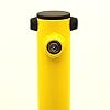 Yellow Fold Down Parking Post, Reserved Logo #4