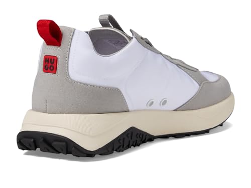Image of HUGO Mens Running Style Mix Material Sneakers