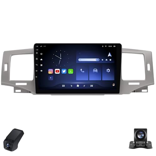 Autoradio 2K avec caméra de recul et ADAS pour Toyota Corolla 2004-2006, CarPlay sans fil