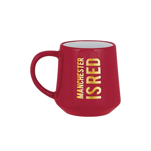 FOCO Grande tasse sous licence officielle Manchester United FC avec slogan métallique