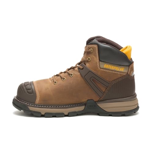 Caterpillar Excavator Superlite Waterproof Soft Toe Work Boot Men Dark Beige4