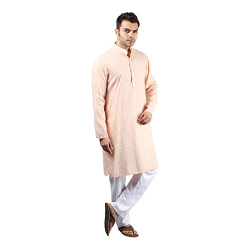 Image of Uri and MacKenzie Mens Cotton Woven Casual Kurta Pajama set