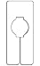 40 Blank Rectangular Size Dividers for Retail Clothing Racks