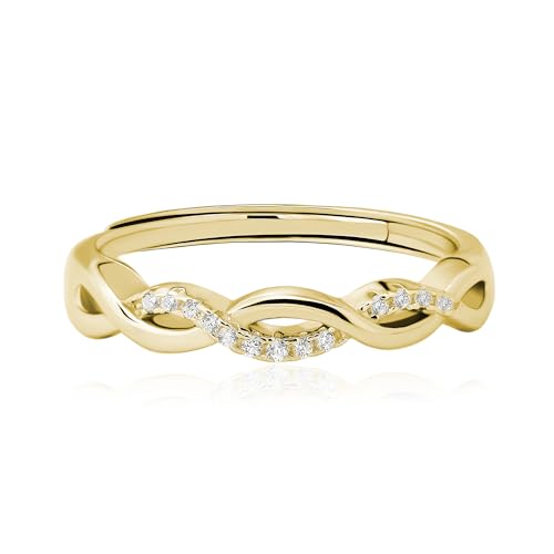 Bague de promesse mariage en argent Meissa | Cadeau idéal pour femme