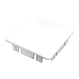 Durable White PVC Vinyl Internal Pyramid Post Cap for A True 4 Inch X 4 Inch Post | Single Pack | AWCP-INT-4