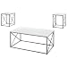 Monarch Specialties Table Set, One Size, White