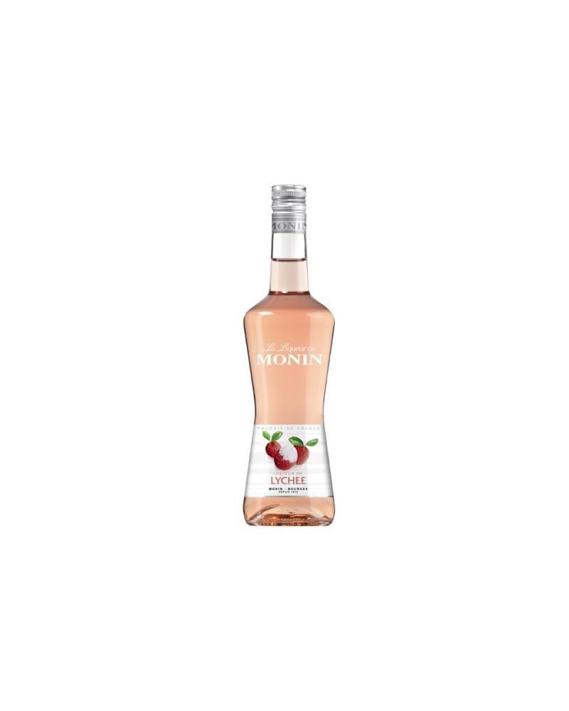 Monin Likör Litschi (1 x 0,7l) - Tropische Litschi Frische für Cocktails und Desserts - 17 Prozent vol. für Mixgetränke und Bar - Anwendungen