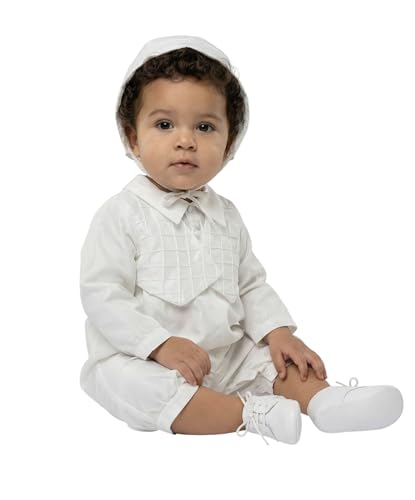Barboteuse et gilet de baptême pour habiller bébé avec élégance lors des fêtes