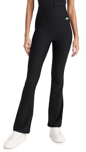 Lacoste Women's Ribbed Flare Pants