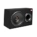 JBL BassPro 12 Aktiv Subwoofer Set - Bassreflex Woofer JBL box groß 30 cm, 450 Watt verstärker Auto Soundsystem und Car hifi Bassbox Gehäuse, Schwarz
