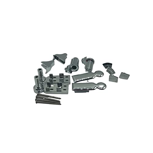 NOVELLINI - Bisagra R02YOB2G-40 | Repuesto para mampara de ducha. Paquete de bisagras + tapones para jóvenes 1B/2B cromado.