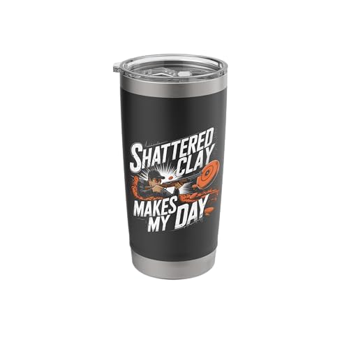 Clay Skeet Shooting Shotgun Skeet Trap Shooting Stainless Steel Insulated Tumbler