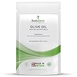 Bodygenix Virgin Olive Oil Capsules - 1000mg Omega 3,6 Antioxidant Formula Heart Bone Health Weight Management Support Natural Supplement - 120 Caps 4 Month Supply