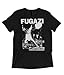 Price comparison product image QUYU Fugazi Flyer Short Sleeve T-Shirt, Vintage Unisex Tshirt Full Size, Gift for Fan Black