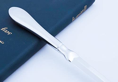 Banchelle Letter Opener Envelope Slitter Envelope Opener Paper Knife With Gift Box (Silver, 9.06 × 0.71 × 0.39 Inches), 1 Piece #TOP5