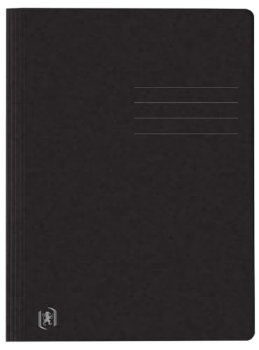 Top File + A4 Schnellhefter beidseitiges Beschriftungsfeld (schwarz 10er Pack Top File + Oxford)