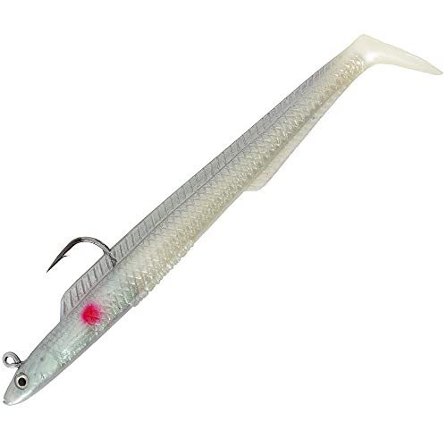 Sidewinder Super Slims Sandeel Fishing Lures, Natural Yellow Spot - Image 4