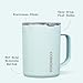 Corkcicle Classic Coffee Mug - Triple Insulated Stainless Steel for Travel - Shatter-Proof Lid - Keeps Drink Hot Over 3 Hours - Holiday Mug Gift - Great for Gifting Warmth - 16 oz - Powder Blue