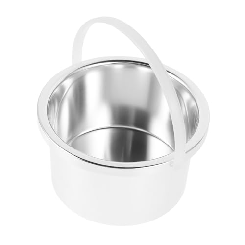Maquina Para Derretir Cera Calefactor Calentador Quemador Máquina De Cera Caliente Revestimientos De Cera Derretida Cuencos De Cera De Metal Silver El Plastico TOVINANNA