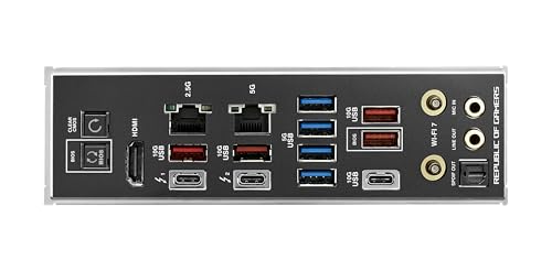 ROG Maximus Z890 Hero BTF Z890 LGA 1851 ATX Scheda madre, connettore nascosto, Advanced AI PC Ready, 22+1+2+2 stadi, DDR5, WiFi 7, 2.5G LAN, 6X M.2, PCIe 5.0, Thunderbolt 4, USB Type-C, AI - Scheda madre - Immagine 7