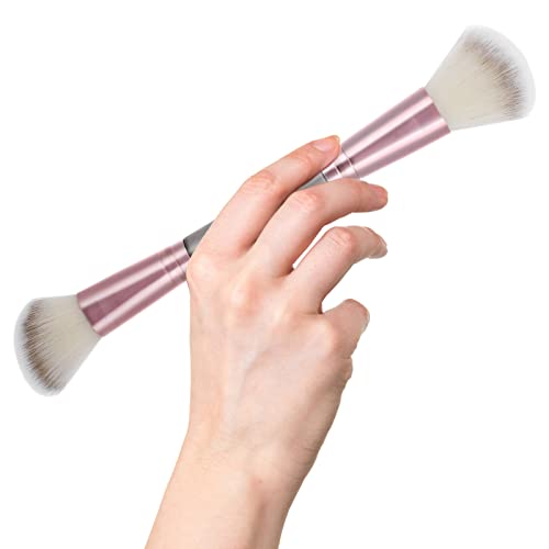 Wllhyf Foundation Makeup Brush, Double Ended Powder Foundation Brush Flawless Powder Brush, Beauty Cosmetic Foundation Powder Blusher Eyeshadow Blending Concealer Highlight Brushes #TOP7