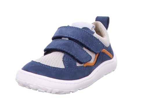 Froddo Mega G3130260 - Zapatillas flexibles de piel con ribete de malla, Blanco Denim, 35 EU