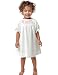Pudcoco Big Sister Smocked Dress Toddler Little Girls Puff Short Sleeve Letters Embroidery Bishop Dress (Pink, 1-2 Years)