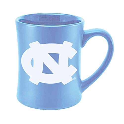 RFSJ North Carolina Tar Heels Ceramic 16oz Sculpted Mug – Official Team Logo Coffee Cup – Handwash Recommended – Individually Boxed