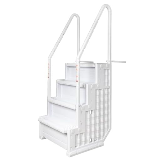 Aqua Select Everest in Pool Step - White