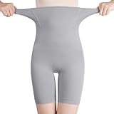 guogaozz pantaloni modellanti per pancia e fianchi, pantaloncini modellanti a vita alta, modellanti per donna (gray,6xl)