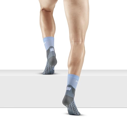 CEP Mens Hiking Socks, Light Merino Wool, Mid-Cut Crew4