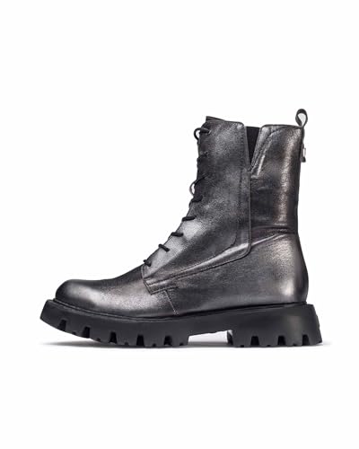 Wonders Black Camila Ankle Boots en cuir premium et finitions main