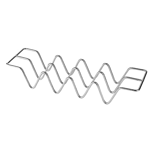Cabilock Taco Holder Mexican Pancake Stainless Steel Rack Easy to Clean Use Sturdy and Practical